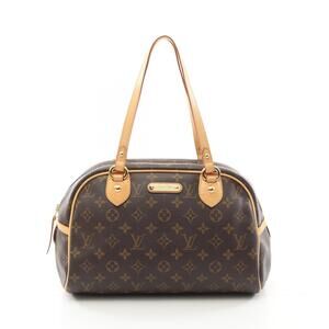 Louis Vuitton Montorgueil Shoulder Bag Canvas Leather Monogram Brown